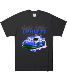 ドリフトストーンブルーTシャツブラック