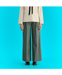 ERER（エルエル）の「Single Pleat Wide Slacks Gray（スラックス）」