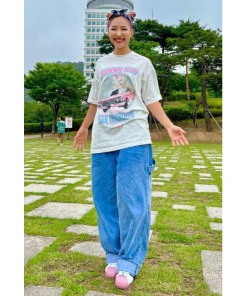 QT8 GARMENTS（キューティーエイトガーメント）の「RG デニム カーペンター パンツ (ブルー)（デニムパンツ・レディース・その他・LARGE/MEDIUM/X-LARGE）」の9枚目の写真