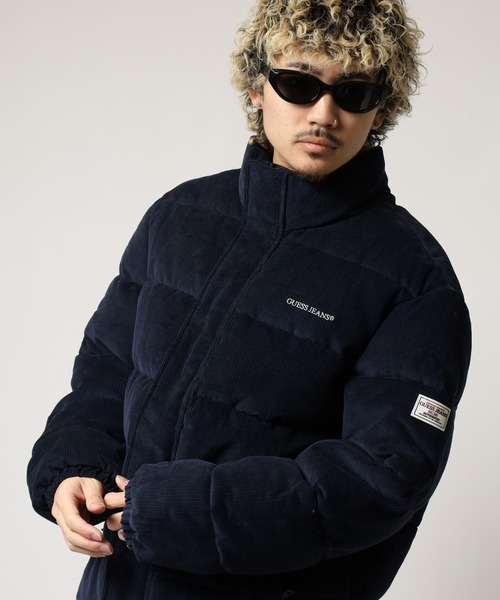 GUESS JEANS（ゲスジーンズ）の「GUESS JEANS スタンドネック パファージャケット（ダウンジャケット/コート・メンズ・ブラック/ネイビー・M/S/XL/L）」の19枚目の写真