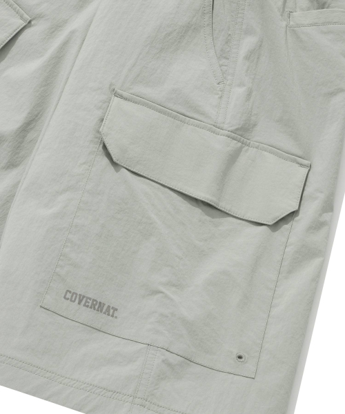 COVERNAT(カバーナット)の「カレッジテックナイロンショーツカーキ(その他パンツ・レディース・その他・X-LARGE/X-SMALL/XX-LARGE/SMALL/LARGE)」の3枚目の写真