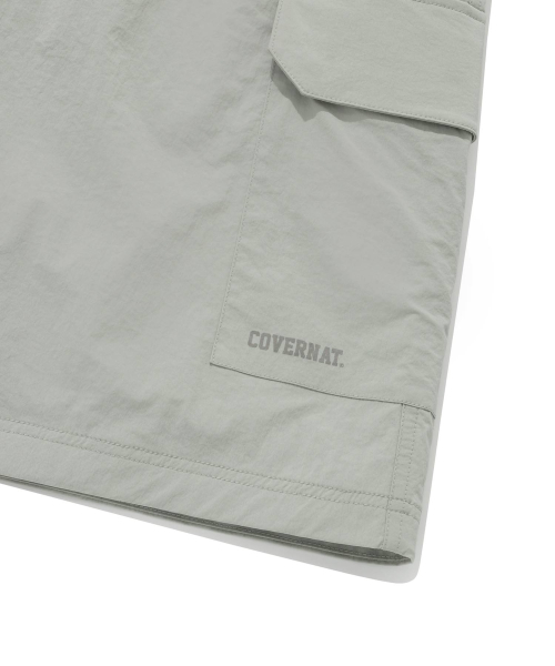 COVERNAT(カバーナット)の「カレッジテックナイロンショーツカーキ(その他パンツ・レディース・その他・X-LARGE/X-SMALL/XX-LARGE/SMALL/LARGE)」の4枚目の写真