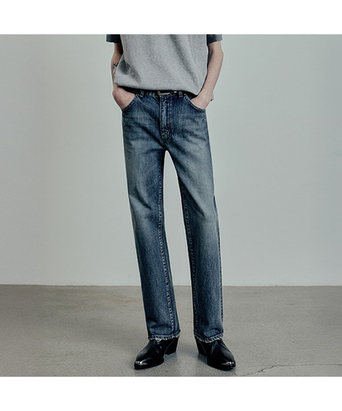 LMOOD(エルムード)の「ラモンズストレートデニムインディゴ(デニムパンツ・メンズ・その他・44/46/48)」の1枚目の写真