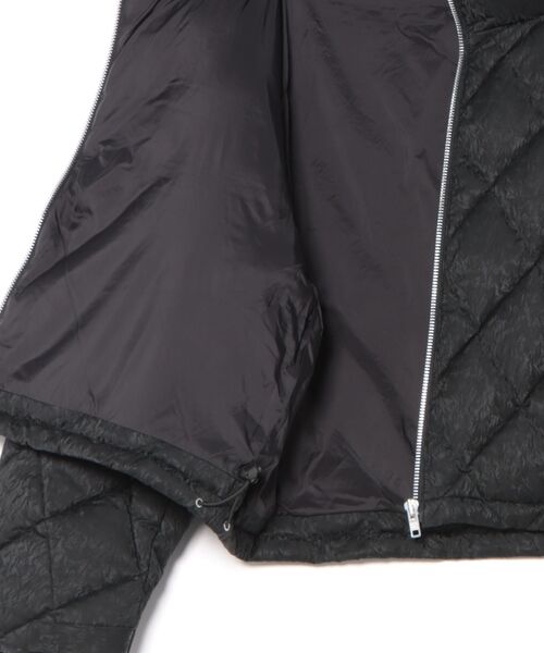 STYLISE（スタイライズ）の「【BREATH】FAUX LEATHER SHINY QUILTING DOWN JACKET / フェードブラック [BR25AW-O0019]（ダウンジャケット/コート・メンズ・ブラック・M/L）」の4枚目の写真