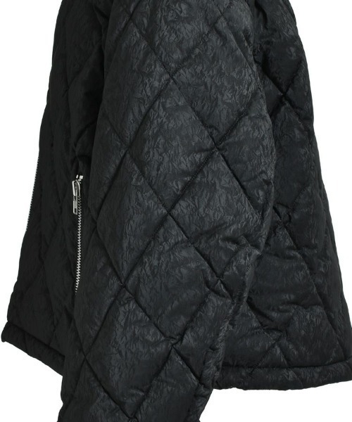 STYLISE（スタイライズ）の「【BREATH】FAUX LEATHER SHINY QUILTING DOWN JACKET / フェードブラック [BR25AW-O0019]（ダウンジャケット/コート・メンズ・ブラック・M/L）」の8枚目の写真