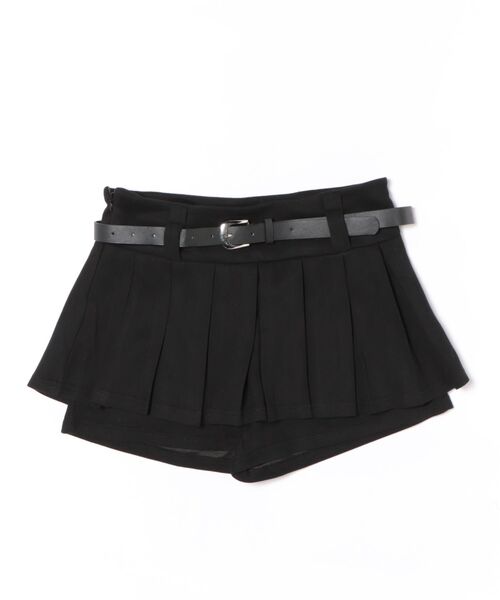 IMARI（イマリ）の「【 IMARI / イマリ 】 ローウエスト ベルト プリーツ ミニスカート #（スカート・レディース・ブラック/グレー/ライトグレー・M/L）」の10枚目の写真