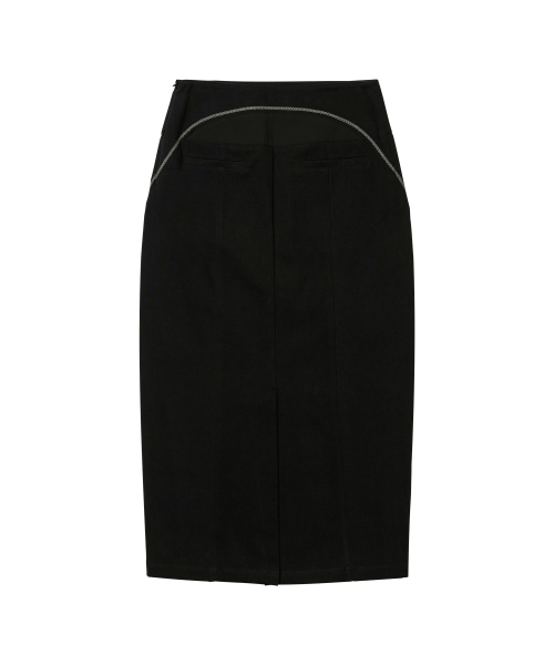 WELLBEING EXPRESS(ウェルビーイングエクスプレス)の「Embroidered Long Skirt Black(スカート・レディース・その他・SMALL/MEDIUM)」の2枚目の写真