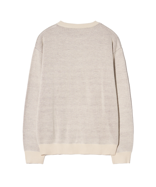 YALE(イェール)の「ライク ダン ラウンド ニット_オートミール(ニット/セーター・レディース・その他・SMALL/MEDIUM/LARGE/X-LARGE)」の3枚目の写真