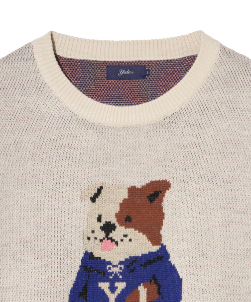 YALE(イェール)の「ライク ダン ラウンド ニット_オートミール(ニット/セーター・レディース・その他・SMALL/MEDIUM/LARGE/X-LARGE)」の4枚目の写真