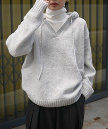 Marient | フードスキッパーニット(ニット/セーター)