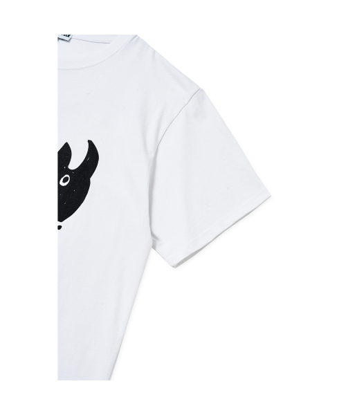 THE SCOT WRECK(ザ スコットレック)の「BEWARE OF DOG(Tシャツ/カットソー・レディース・ホワイト・MEDIUM/LARGE/X-LARGE)」の4枚目の写真