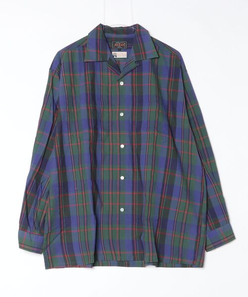 BEAMS PLUS（ビームスプラス）の「B+OPEN Madras（シャツ/ブラウス・メンズ・パープル/グリーン/ブラウン・MEDIUM/SMALL/X-LARGE/LARGE）」の3枚目の写真