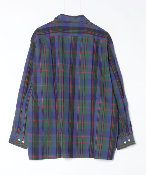 BEAMS PLUS（ビームスプラス）の「B+OPEN Madras（シャツ/ブラウス・メンズ・パープル/グリーン/ブラウン・MEDIUM/SMALL/X-LARGE/LARGE）」の4枚目の写真