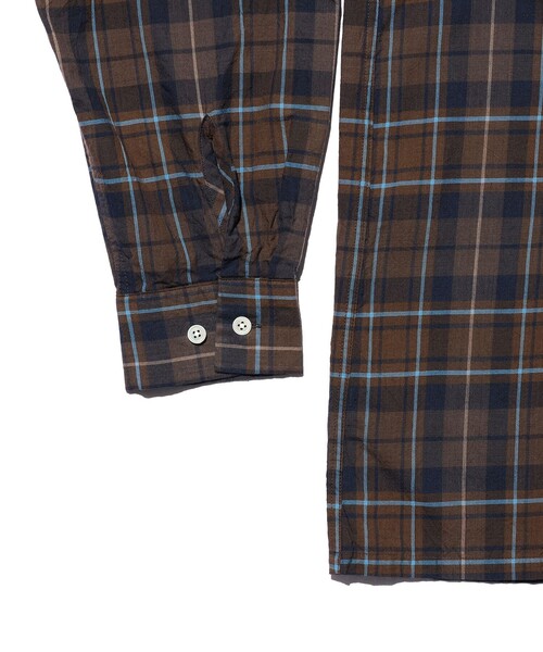 BEAMS PLUS(ビームスプラス)の「Open Collar Madras(シャツ/ブラウス・メンズ・パープル/グリーン/ブラウン・MEDIUM/SMALL/X-LARGE/LARGE)」の9枚目の写真