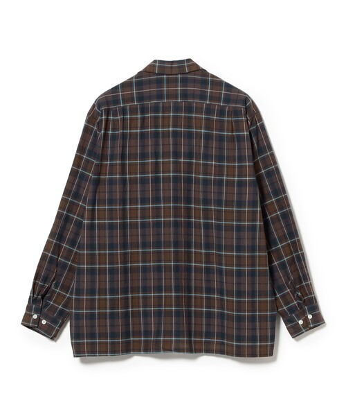 BEAMS PLUS(ビームスプラス)の「Open Collar Madras(シャツ/ブラウス・メンズ・パープル/グリーン/ブラウン・MEDIUM/SMALL/X-LARGE/LARGE)」の13枚目の写真