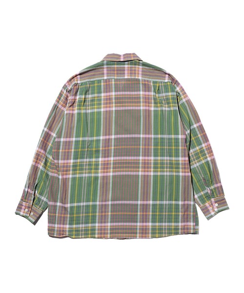 BEAMS PLUS(ビームスプラス)の「Open Collar Madras(シャツ/ブラウス・メンズ・パープル/グリーン/ブラウン・MEDIUM/SMALL/X-LARGE/LARGE)」の19枚目の写真
