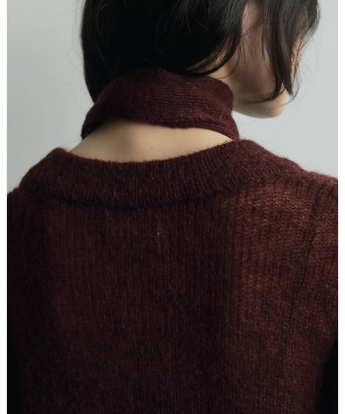 Mohair Ribbontie Knit（ニット/セーター）｜anuke（アンヌーク）の