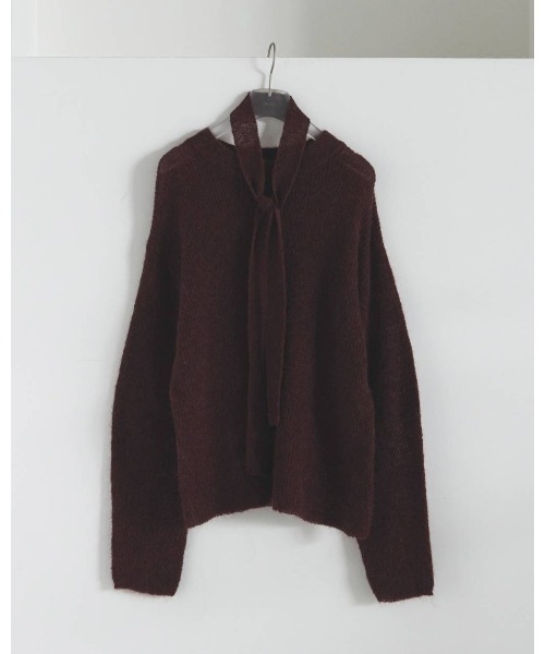 Mohair Ribbontie Knit（ニット/セーター）｜anuke（アンヌーク）の