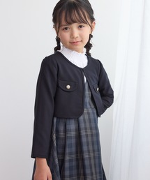 ROPE' PICNIC | 【KIDS/キッズ】パイピングノーカラージャケット/セレモニー対応(ノーカラージャケット)