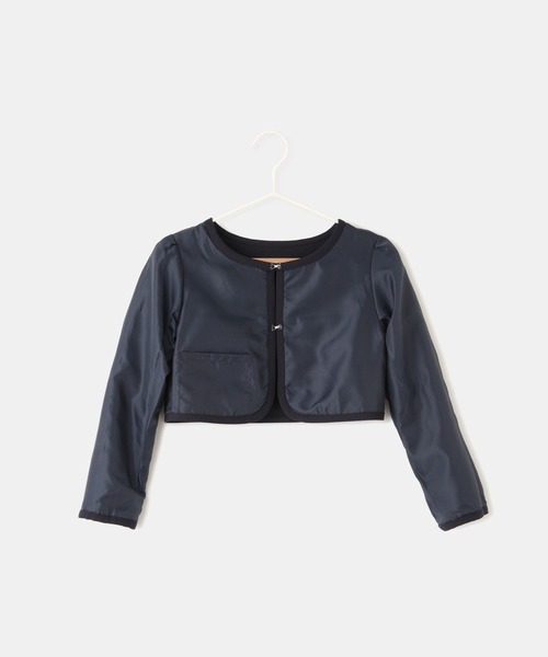 ROPE' PICNIC（ロペピクニック）の「【KIDS/キッズ】パイピングノーカラージャケット/セレモニー対応（ノーカラージャケット・キッズ・ネイビー・130/120/110）」の11枚目の写真