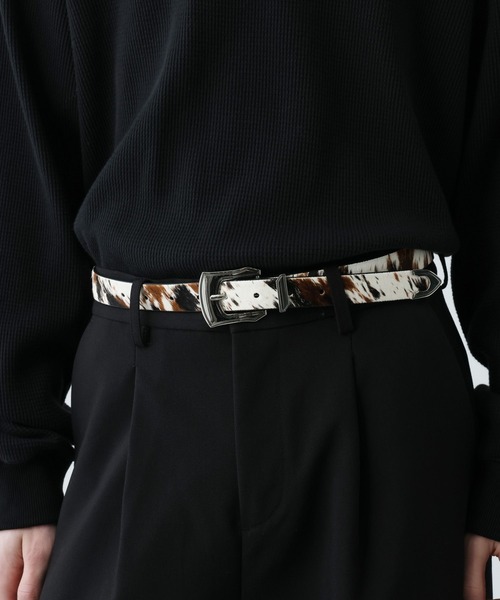 HARE（ハレ）の「トリニティウェスタンガラベルト(HARE)（ベルト・メンズ・ホワイト系その他・FREE）」の2枚目の写真