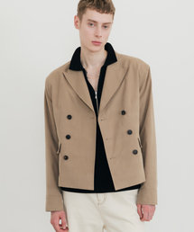 SSIN AND LEE（シンアンドリー）の「ロアンダブルコットンジャケットベージュ（テーラードジャケット）」