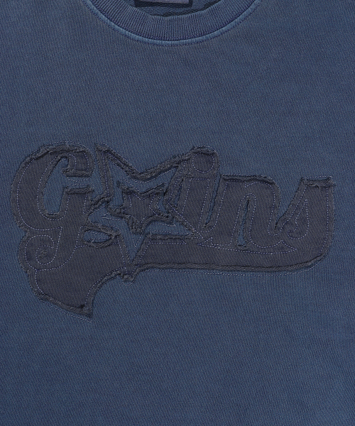 GAINSBORO(ゲインズボロ)の「スターロゴピグメント半袖スウェット_ヴィンテージブルー(Tシャツ/カットソー・レディース・その他・LARGE/MEDIUM/SMALL)」の4枚目の写真