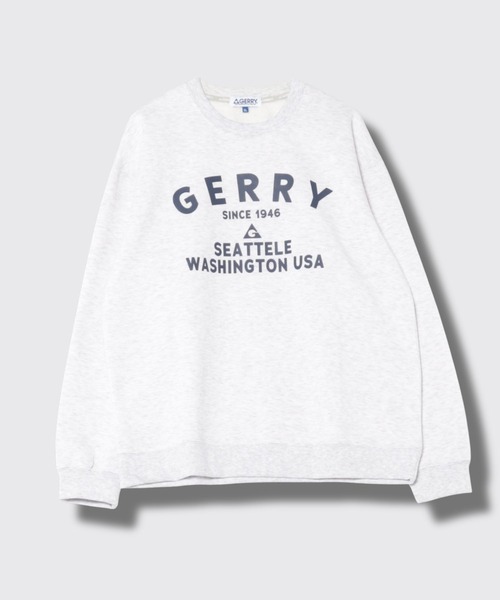 GERRY（ジェリー）の「GERRY ヴィンテージロゴスウェット（スウェット・メンズ・オートミール/ブラック/ブルーグレー/杢グレー・M/L/XL）」の4枚目の写真