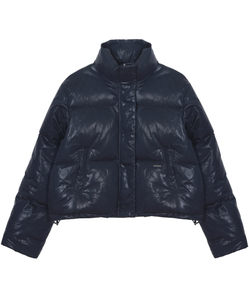 NICK&NICOLE（ニックアンドニコール）の「NICOLE GLOSSY SHORT PUFFER PADDING_NAVY（ダウンジャケット/コート・レディース・その他・FREE）」の6枚目の写真