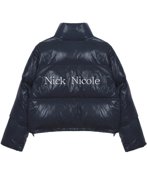 NICK&NICOLE（ニックアンドニコール）の「NICOLE GLOSSY SHORT PUFFER PADDING_NAVY（ダウンジャケット/コート・レディース・その他・FREE）」の7枚目の写真