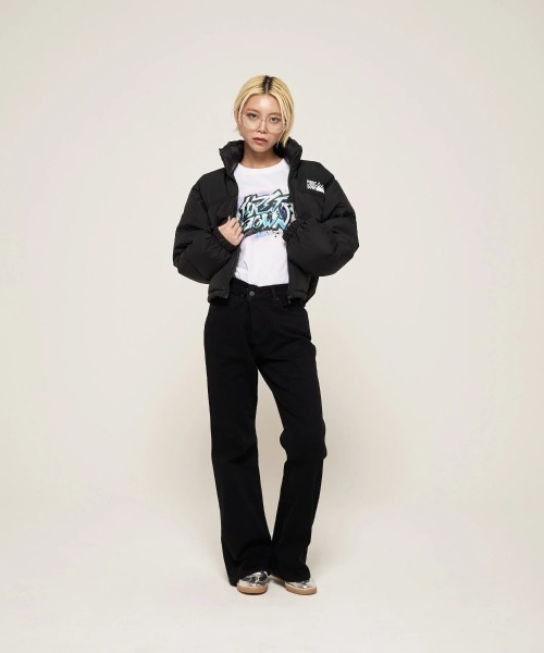 FIRST DOWN(ファーストダウン)の「FIRST DOWN SHORT BUBBLE DOWN JKT MICROFT(R)(ファーストダウン ショート バブルダウンジャケット マイクロフト)(ダウンジャケット/コート・レディース・ベージュ系/ホワイト/ブラック・SMALL/MEDIUM)」の14枚目の写真