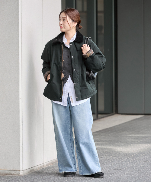 Barbour(バブアー)の「【BARBOUR/バブアー】PADDED TRANSPORT JK(その他アウター・レディース・カーキ/ブラック・38)」の3枚目の写真