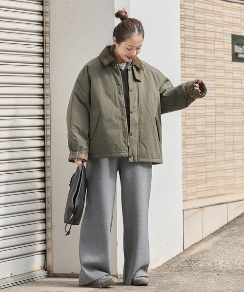 Barbour(バブアー)の「【BARBOUR/バブアー】PADDED TRANSPORT JK(その他アウター・レディース・カーキ/ブラック・38)」の10枚目の写真
