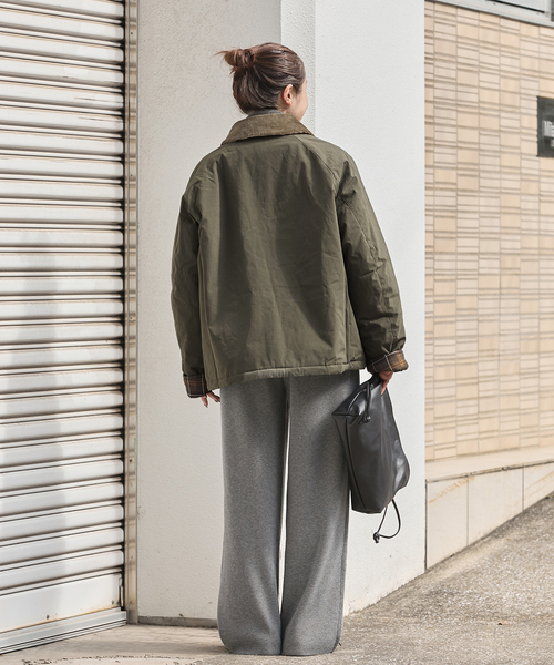 Barbour(バブアー)の「【BARBOUR/バブアー】PADDED TRANSPORT JK(その他アウター・レディース・カーキ/ブラック・38)」の11枚目の写真