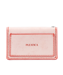 PLEATICA（プリティカ）の「リメンバー カード名刺財布 ホワイトレッド / イタリアン ベジタブルレザー（札入れ/マネークリップ）」