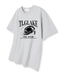 ゼロルオーバーサイズ半袖Tシャツライトグレー