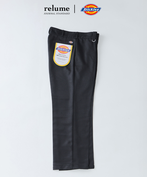 dickes USA製　ブラック Dickies / ディッキーズ 別注 ピンタック ワイドスラックス
