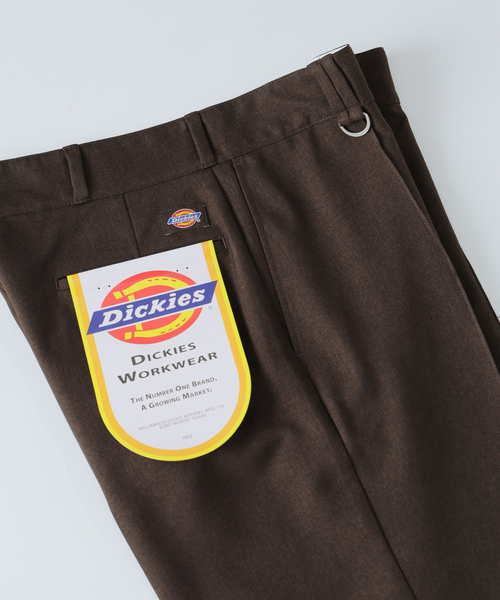 Dickies（ディッキーズ）の「Dickies / ディッキーズ 別注 ピンタック ワイドスラックス（スラックス・メンズ・ブラウン/ブラック/グリーン系その他・MEDIUM/LARGE）」の8枚目の写真