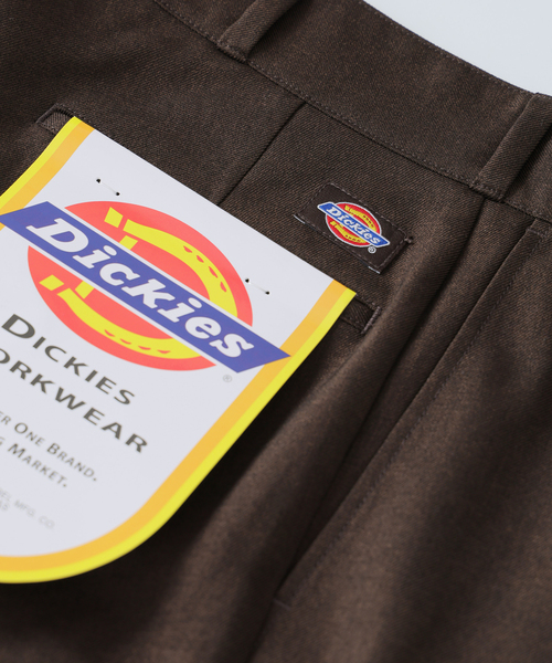 Dickies（ディッキーズ）の「Dickies / ディッキーズ 別注 ピンタック ワイドスラックス（スラックス・メンズ・ブラウン/ブラック/グリーン系その他・MEDIUM/LARGE）」の9枚目の写真