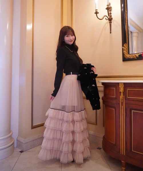 チュールティアードレイヤードスカート（スカート）｜EIMY ISTOIRE