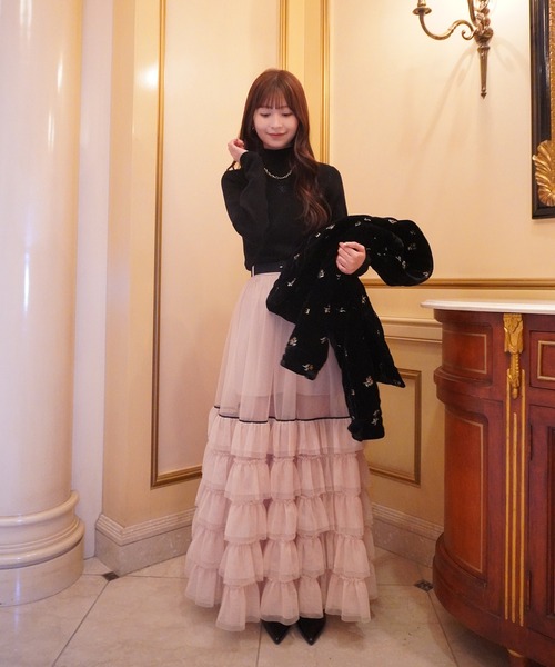 チュールティアードレイヤードスカート（スカート）｜EIMY ISTOIRE