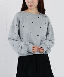 archives | ランダムハート刺繍スウェット(スウェット)