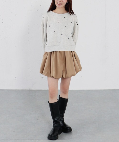 archives（アルシーヴ）の「ランダムハート刺繍スウェット（スウェット・レディース・グレー/ブラック/オートミール・MEDIUM）」の8枚目の写真