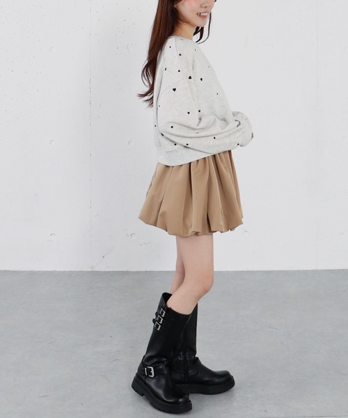 archives（アルシーヴ）の「ランダムハート刺繍スウェット（スウェット・レディース・グレー/ブラック/オートミール・MEDIUM）」の9枚目の写真