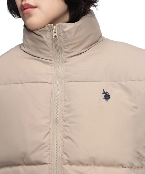 U.S. POLO ASSN.(ユーエスポロアッスン)の「U.S. POLO ASSN. (ユーエスポロアッスン) ワンポイント フルジップ 中綿ジャケット(ダウンジャケット/コート・メンズ・ブラック/アイボリー/ベージュ・M/L/LL)」の16枚目の写真