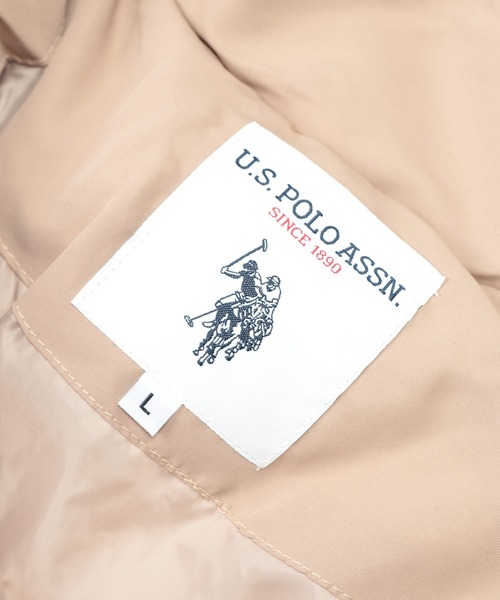U.S. POLO ASSN.(ユーエスポロアッスン)の「U.S. POLO ASSN. (ユーエスポロアッスン) ワンポイント フルジップ 中綿ジャケット(ダウンジャケット/コート・メンズ・ブラック/アイボリー/ベージュ・M/L/LL)」の21枚目の写真
