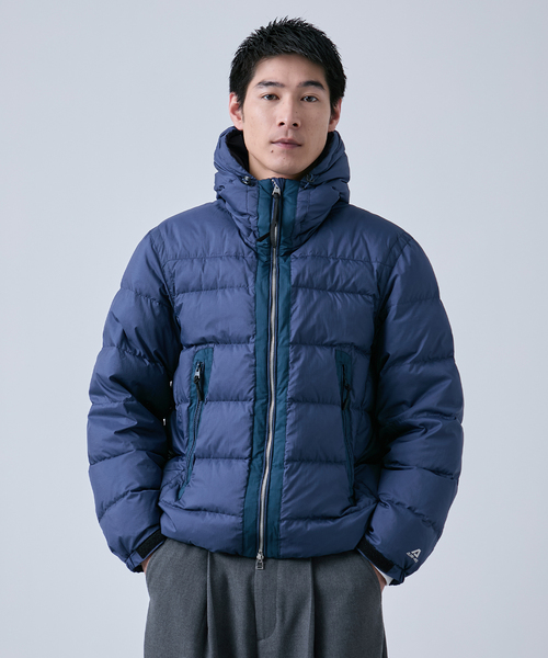 B.C STOCK（ベーセーストック）の「コンパクトフィット ライトダウンジャケット（ダウンジャケット/コート・メンズ・ブラック/カーキ/ブルー系その他/オレンジ系その他・MEDIUM/LARGE）」の3枚目の写真