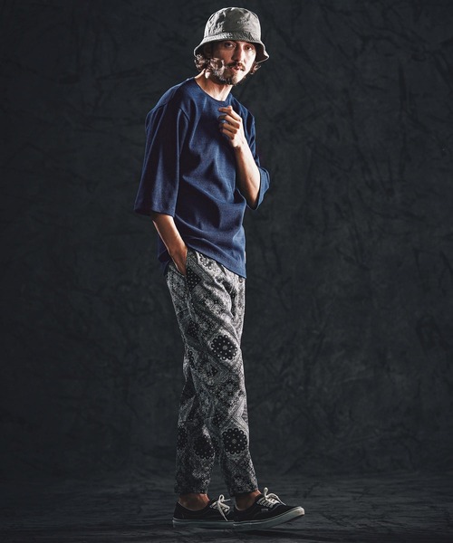 wjk reluxe（ダブルジェーケーリラックス）の「mt10161-indigo waffle SS cut sew カットソー(WR26S-05)（Tシャツ/カットソー・メンズ・ワンウォッシュ/インディゴブルー/ライトインディゴブルー・L/M/S）」の20枚目の写真