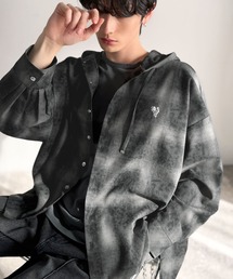 Java（ジャバ）の「《JaVaジャバコラボ》フードが醸す洗練された遊び心。ヴィンテージ風チェック柄シャツパーカー（シャツ/ブラウス）」