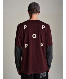 POP TRADING COMPANY | Pop Trading Company/ポップトレーディングカンパニー ロングスリーブTシャツ LOGO SLEEVE T-SHIRT(Tシャツ/カットソー)